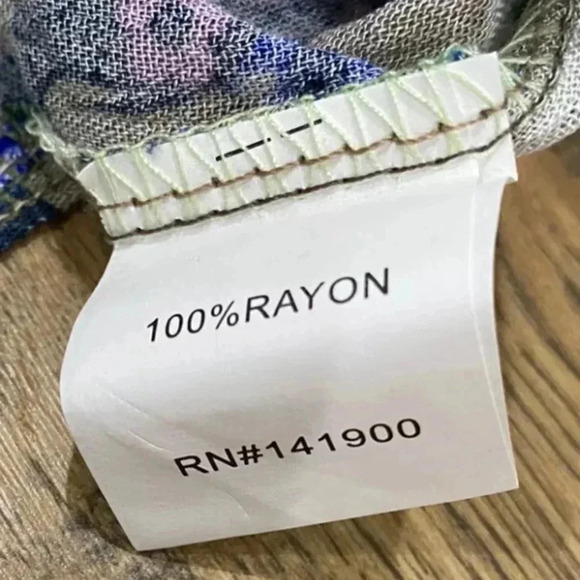 NWT VELZERA Women's Boho Elephant Print Cover up Tunic Top Mini Dress Sz s - Picture 6 of 8